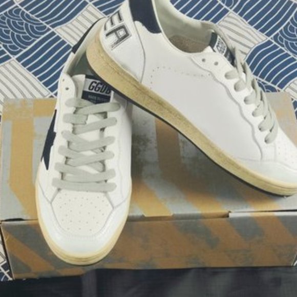 Golden Goose Ball Star in nappa with white star and black heel tab Sneaker - Picture 6 of 10